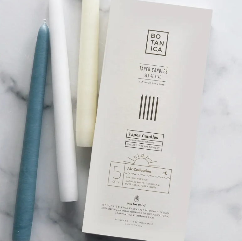 Zodiac Taper Candles | Air