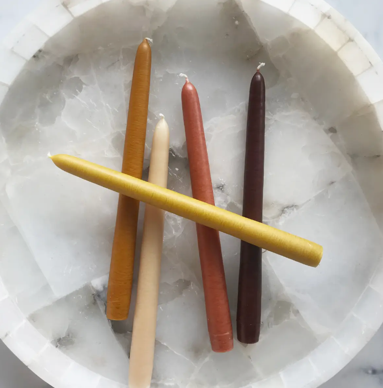 Zodiac Taper Candles | Earth
