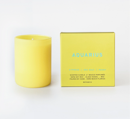 Aquarius Zodiac Candle  | 8 oz.