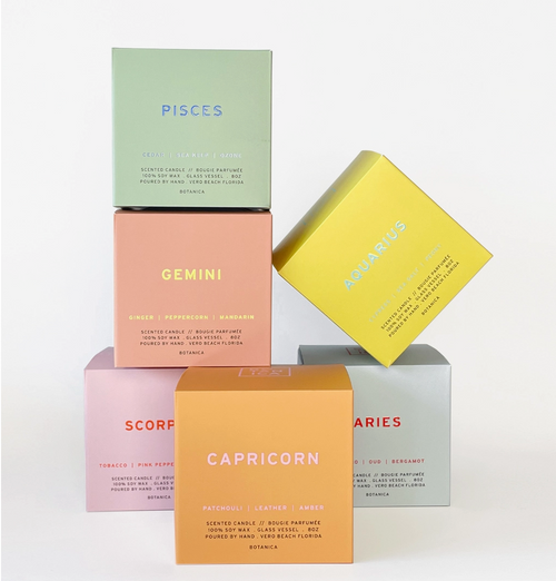 Aquarius Zodiac Candle  | 8 oz.
